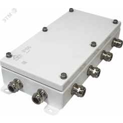 Коробка монтажная огнестойкая Коробка КМ-О        (20к*6,0)-IP66-1530, 9 вводов A-К13-18,           DFGHIJKM-К8-16