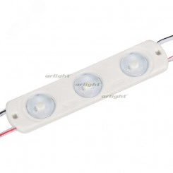 Модуль герметичный CRAFT-2835-3-12V White 170deg (80x17.5mm, 1.2W, IP67) (ARL, Закрытый)