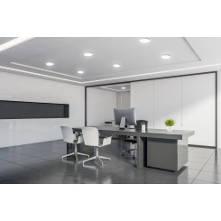 Светильник светодиодный встраиваемый ДВО-24 Вт 2400 Лм 4000К круг IP20 монтажный d155 мм 170х27 мм 85-265 В Frameless Gauss Светильник светодиодный встраиваемый ДВО-24 Вт 2400 Лм 4000К круг IP20 монтажный d155 мм 170х27 мм 85-265 В Frameless Gauss