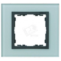 Рамка на 1 пост, S82N, серый - графит (стекло)