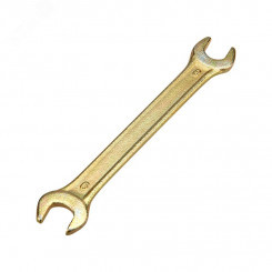 Ключ рожковый 8х9 мм, желтый цинк