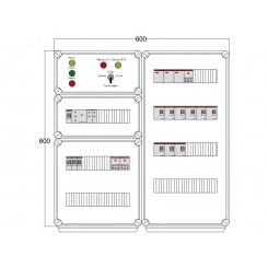 Щит управления электрообогревом DEVIbox HS 9x1700 D316 (в комплекте с терморегулятором и датчиком температуры) Щит управления электрообогревом DEVIbox HS 9x1700 D316 (в комплекте с терморегулятором и датчиком температуры)