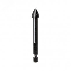 Сверло по стеклу и керамике 12 мм 4 грани шестигранный хвостовик