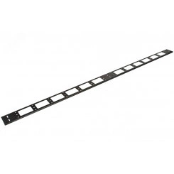 Органайзер кабельный вертикальный 47U 90мм черный