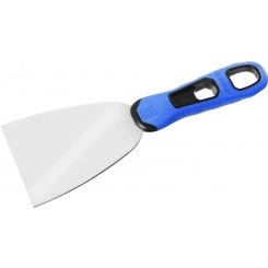 Шпатель ''Профессионал'' профилированное нержавеющее полотно, 2к ручка, 80мм Шпатель ''Профессионал'' профилированное нержавеющее полотно, 2к ручка, 80мм