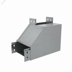 Угол верт. внутр. L 100х300 мм с разворотом трассы на 90 гр. ПЛЮС HD