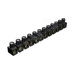 Клемма винтовая черная 2,5mm2 Клемма винтовая черная 2,5mm2