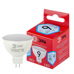 Лампа светодиодная RED LINE LED MR16-9W-840-GU5.3 R GU5.3 9 Вт софит нейтральный белый свет ЭРА