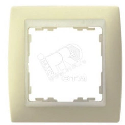 Рамка на 1 пост, S82, сл.кость Рамка на 1 пост, S82, сл.кость