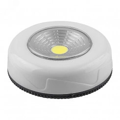 Светодиодный светильник кнопка 2w белый (3шт в блистере) Светодиодный светильник кнопка 2w белый (3шт в блистере)