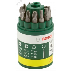 Набор насадок-бит (9шт) + универсальный держатель Promoline Набор насадок-бит (9шт) + универсальный держатель Promoline