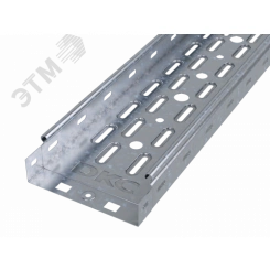 Лоток перфорированный 100х50х 2000 цинк-ламельный