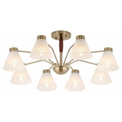 Люстра  Rivoli Meta 2058-308 8 х Е27 40 Вт классика