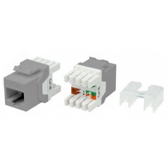 Вставка KJ8-8P8C-C5e-180-GY Keystone Jack RJ-45(8P8C) категория 5e серая Вставка KJ8-8P8C-C5e-180-GY Keystone Jack RJ-45(8P8C) категория 5e серая