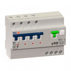 Выключатель автоматический дифференциального тока АВДТ с защитой от сверхтоков 4П 10А 100мА AC OptiDin VD63-43C10-A-УХЛ4