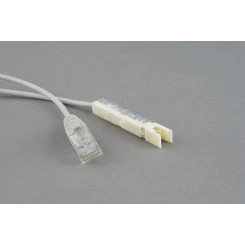 Патч-корд 110 тип-RJ45 1 пара LSZH серый (3м)