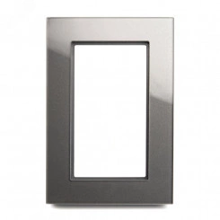Рамка  2-местная (без перемычки), серия Катрин, графит