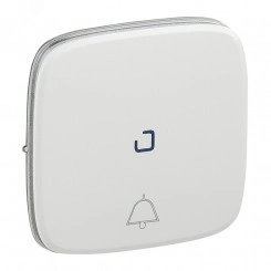 Valena ALLURE Лицевая панель для кнопочного выключателя символ Звонок c линзой для подсветки белая Valena ALLURE Лицевая панель для кнопочного выключателя символ Звонок c линзой для подсветки белая