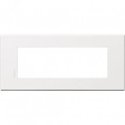 Рамка AXOLUTE Air, итальянская модульность, 6 модулей, матовый белый Рамка AXOLUTE Air, итальянская модульность, 6 модулей, матовый белый