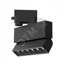 Светильник светодиодный ДПО-15Вт 169х35х196мм IP20 1000Лм 3000К TT-Stellar угол 34° черный