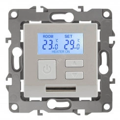 Терморегулятор универс.230В-Imax16А, Эра12, перламутр,12-4111-15 Терморегулятор универс.230В-Imax16А, Эра12, перламутр,12-4111-15