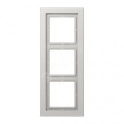Рамка 3-я для горизонтальной/вертикальной установки Серия- LS-Design Материал- дуропласт Цвет- светло-серый Рамка 3-я для горизонтальной/вертикальной установки Серия- LS-Design Материал- дуропласт Цвет- светло-серый