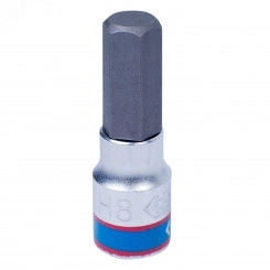 Насадка (бита) торцевая 1/4', HEX, 8 мм, L = 37 мм