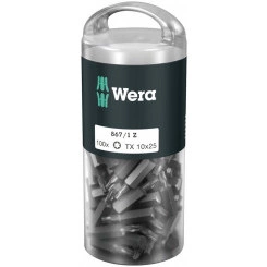 Набор бит 867/1 Z DIY 100 TORX 10 вязкая твердость хвостовик 1/4 C 6.3 TX 10 x 25 мм 100 шт с держателем-еврослот Набор бит 867/1 Z DIY 100 TORX 10 вязкая твердость хвостовик 1/4 C 6.3 TX 10 x 25 мм 100 шт с держателем-еврослот
