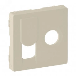 Valena LIFE Лицевая панель розетки TV-RJ45 Слоновая кость Valena LIFE Лицевая панель розетки TV-RJ45 Слоновая кость