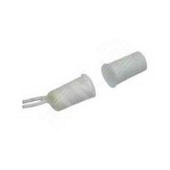 Датчик магнитоконтактный, врезной для деревянных дверей миниатюрный, зазор 25 мм