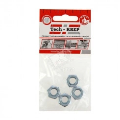 Гайка DIN985 М10 самоконтрящаяся оцинкованная (4 шт) Гайка DIN985 М10 самоконтрящаяся оцинкованная (4 шт)