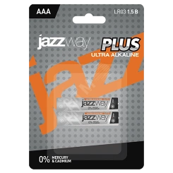 Элемент питания LR03 (AAA) алкалиновая JAZZway    Ultra PLUS BL-2