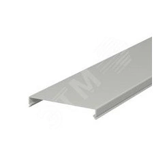 Крышка кабельного канала LK4 100 мм (ПВХ, серый) Крышка кабельного канала LK4 100 мм (ПВХ, серый)