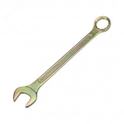 Ключ комбинированный 27 мм, желтый цинк Ключ комбинированный 27 мм, желтый цинк