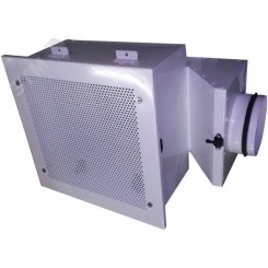 Корпус HEPA фильтра, потолочный в гигиеническом исполнении 1220х610х150, H150-1262х652, верхнее подключение D353 Корпус HEPA фильтра, потолочный в гигиеническом исполнении 1220х610х150, H150-1262х652, верхнее подключение D353