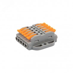 Клемма СМК 222-425P проходная 5 полюсов, с монтажной площад (0,08-4 кв мм) серая Клемма СМК 222-425P проходная 5 полюсов, с монтажной площад (0,08-4 кв мм) серая