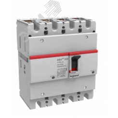 Автоматический выключатель DRX 250 HP TM Рег 4П 80A 50кА