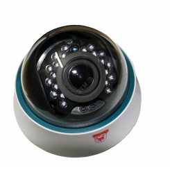 Видеокамера AHD/TVI/CVI/CVBS 1Мп купольная с ИК-подсветкой до 20м (2.8-12мм)