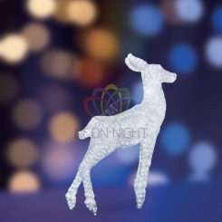 Фигура профессиональная светодиодная акриловая Олень мама 155см 1900LED IP65 понижающий трансформатор в комплекте