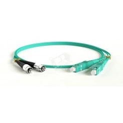 Патч-корд волоконно-оптический (шнур) MM 50/125(OM3) FC-SC duplex LSZH (20м)