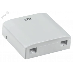 Розетка оптическая настенная 2 порта SC/LC