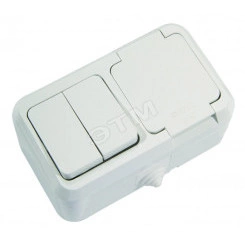 Makel п/герм бел. блок В2 + Р/крышка Makel п/герм бел. блок В2 + Р/крышка