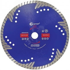 Диск отрезной алмазный, сегментный с защитными секторами Cutop 125 х 2.4 х 8.0 х 22.2 мм Диск отрезной алмазный, сегментный с защитными секторами Cutop 125 х 2.4 х 8.0 х 22.2 мм