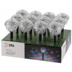 Садовый светильник Дискошар на солнечной батарее ERASF012-32 ЭРА