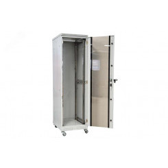 Шкаф напольный телекоммуникационный 19д42U(600x1000) передняя дверь стекло