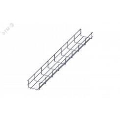 Лоток проволочный прямой  диаметр проволоки 4 мм  ПП4.100.60.3000.8.4