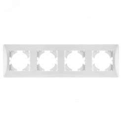 GUSI Ugra РАМКА 4-местная, цвет белый. GUSI Ugra РАМКА 4-местная, цвет белый.