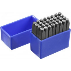 Клейма буквенные кириллица, шрифт 5мм