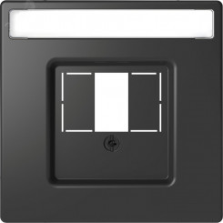 Накладка центральная D-Life для TAE/Audio/USB антрацит SD