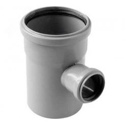 Тройник 87 градусов 110 х 50 Тройник 87 градусов 110 х 50
